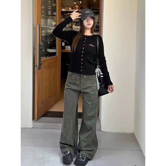 Women's Popular Lazy Literary Simplicity Casual Fashion Pants