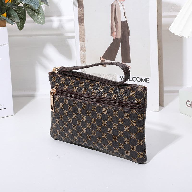 Women's Trendy Classic Presbyopic Pattern Mid-length Double Ladies Wallets