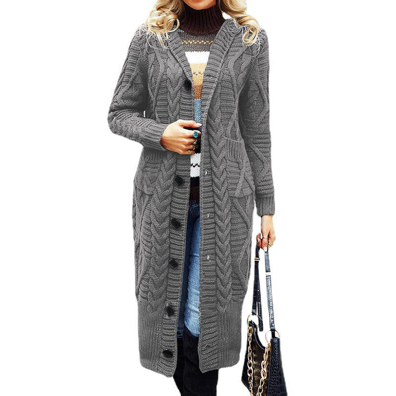 Women's Fur Solid Color Loose Lengthened Knitwear