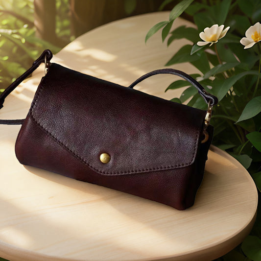 Versatile Women's Vintage Cowhide Leather Mini Crossbody Bags