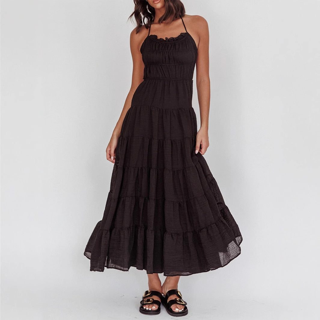 Women's Holiday Casual Style Sexy Halter For Dress