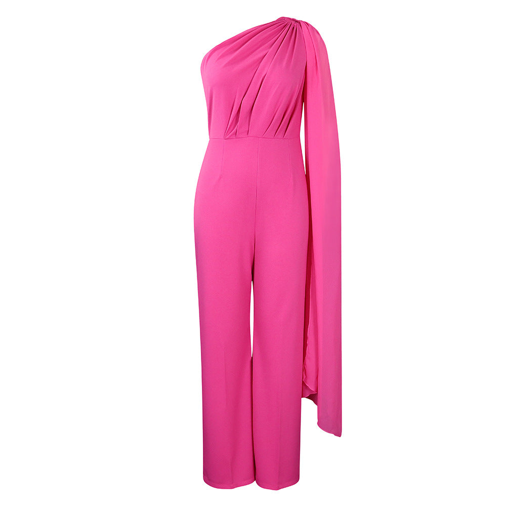 Women's Solid Color Sexy Banquet Fashion Dress Jumpsuits