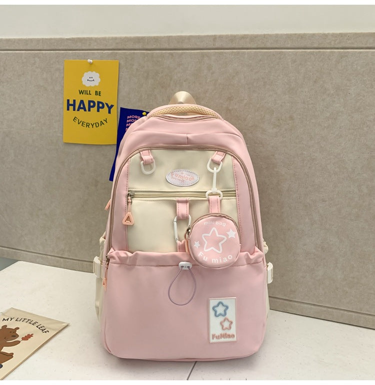 Korean College Style Girlish Cute Color Backpacks