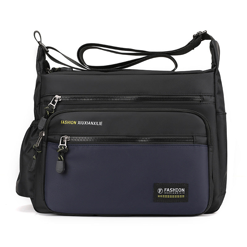 Men's Oxford Cloth Large Capacity Waterproof Leisure Men's Shoulder Bags