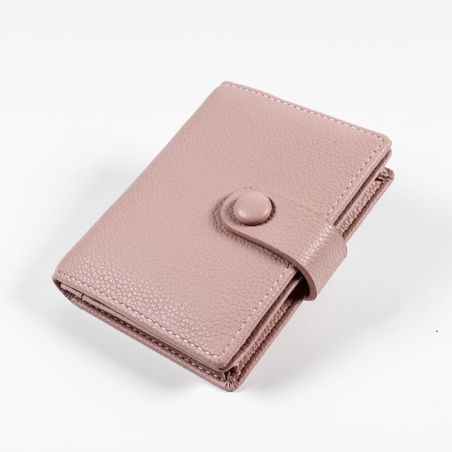Men's Leather Mini Clamp Female Sleeve Multiple Card Holder