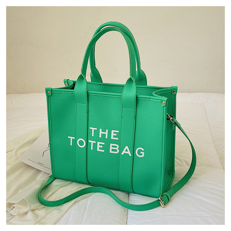 Women's Large Capacity Fashion Single Letter Shoulder Bags