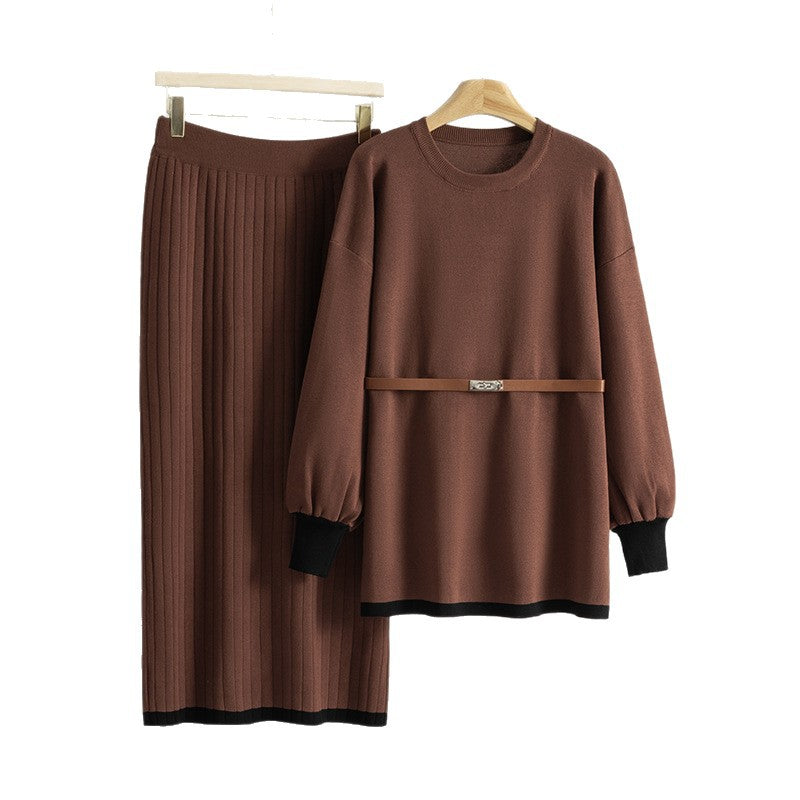 Popular Elegant Women's Simple Lazy Two-piece Fashion Casual Suit