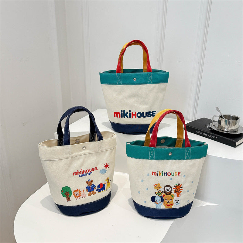 Walking Canvas Lightweight Large Capacity For Middle School Students' Schoolbags