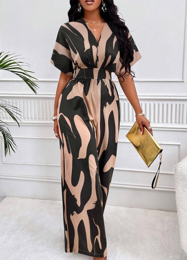 Durable Elegant Women's Sleeve Printed Fashion Women's Jumpsuit/clothing
