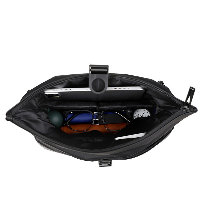 Men's Trendy Nordic Simple Commute Derm Men's Messenger Bags