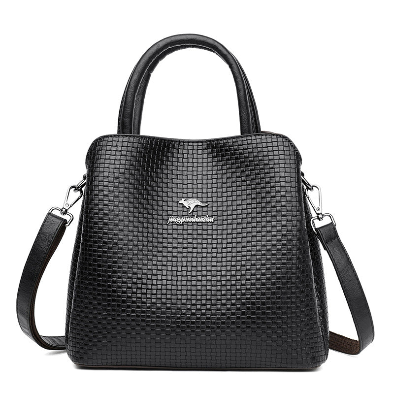 Women's Authentic Leather Tactile Feel Mom Soft Handbags