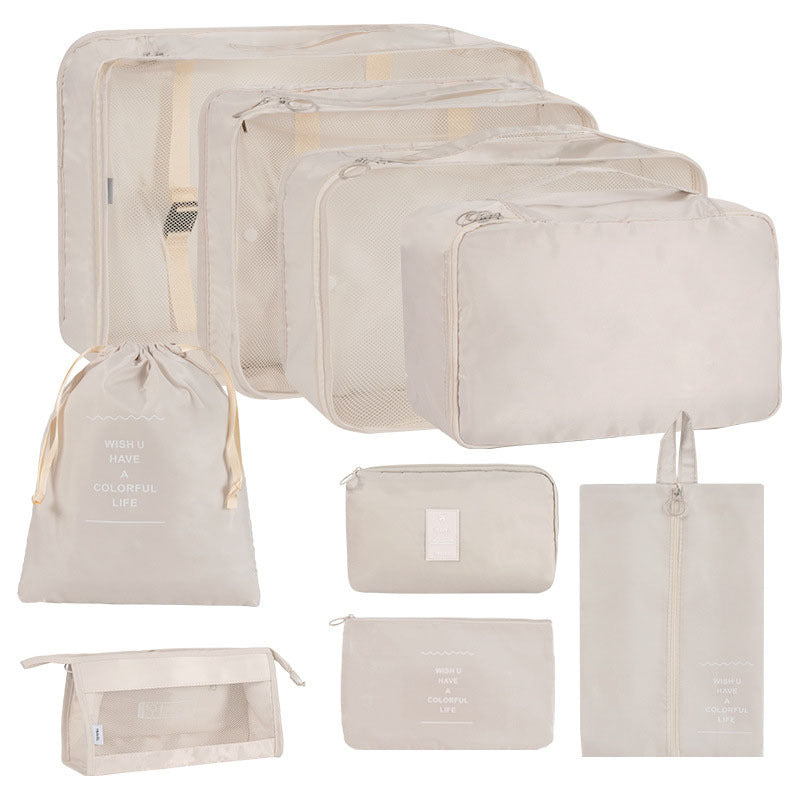 Korean Buggy Set Large Capacity Clothing Shoes Cosmetics Travel Bags