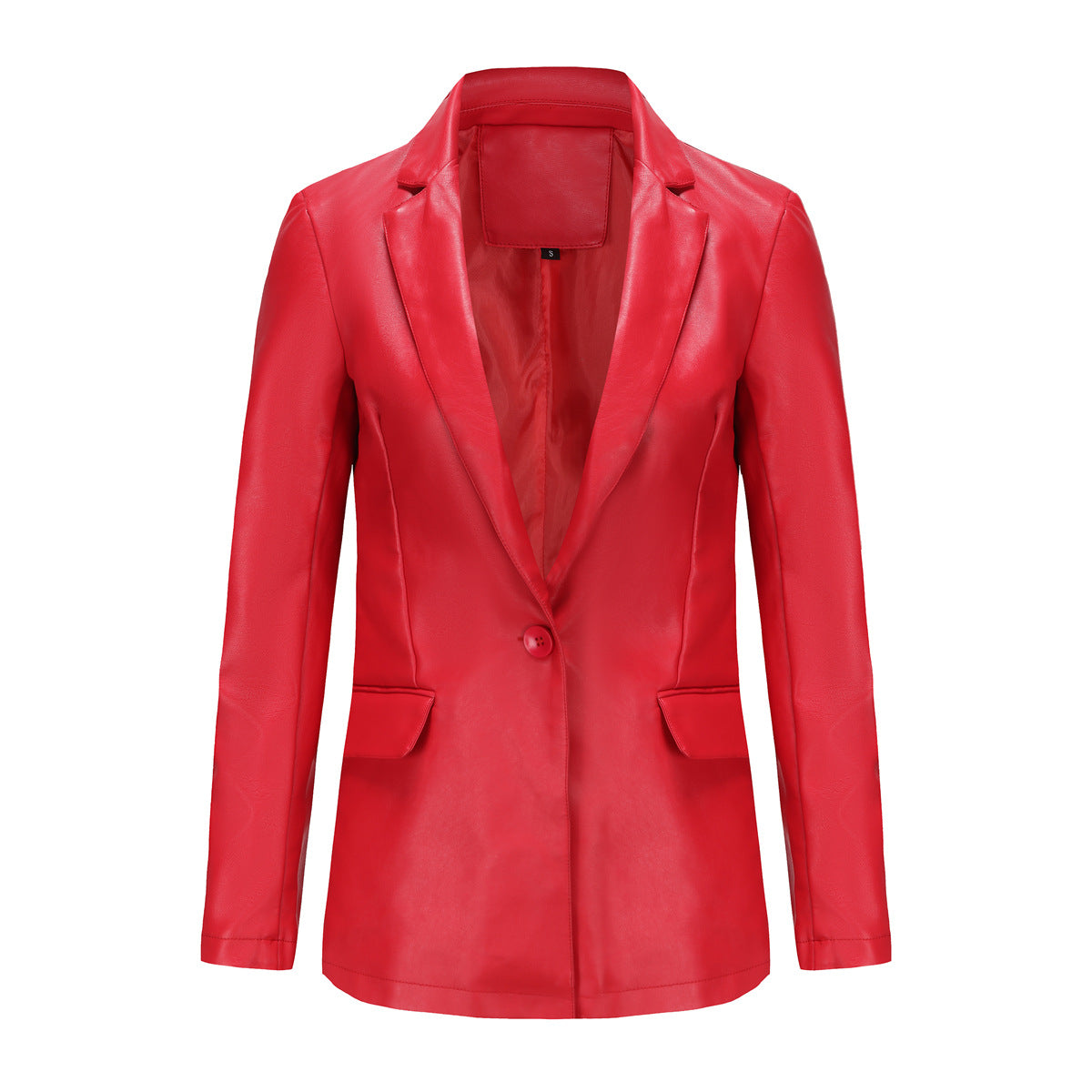 Women's Single Button Commute Leisure Solid Color Blazers