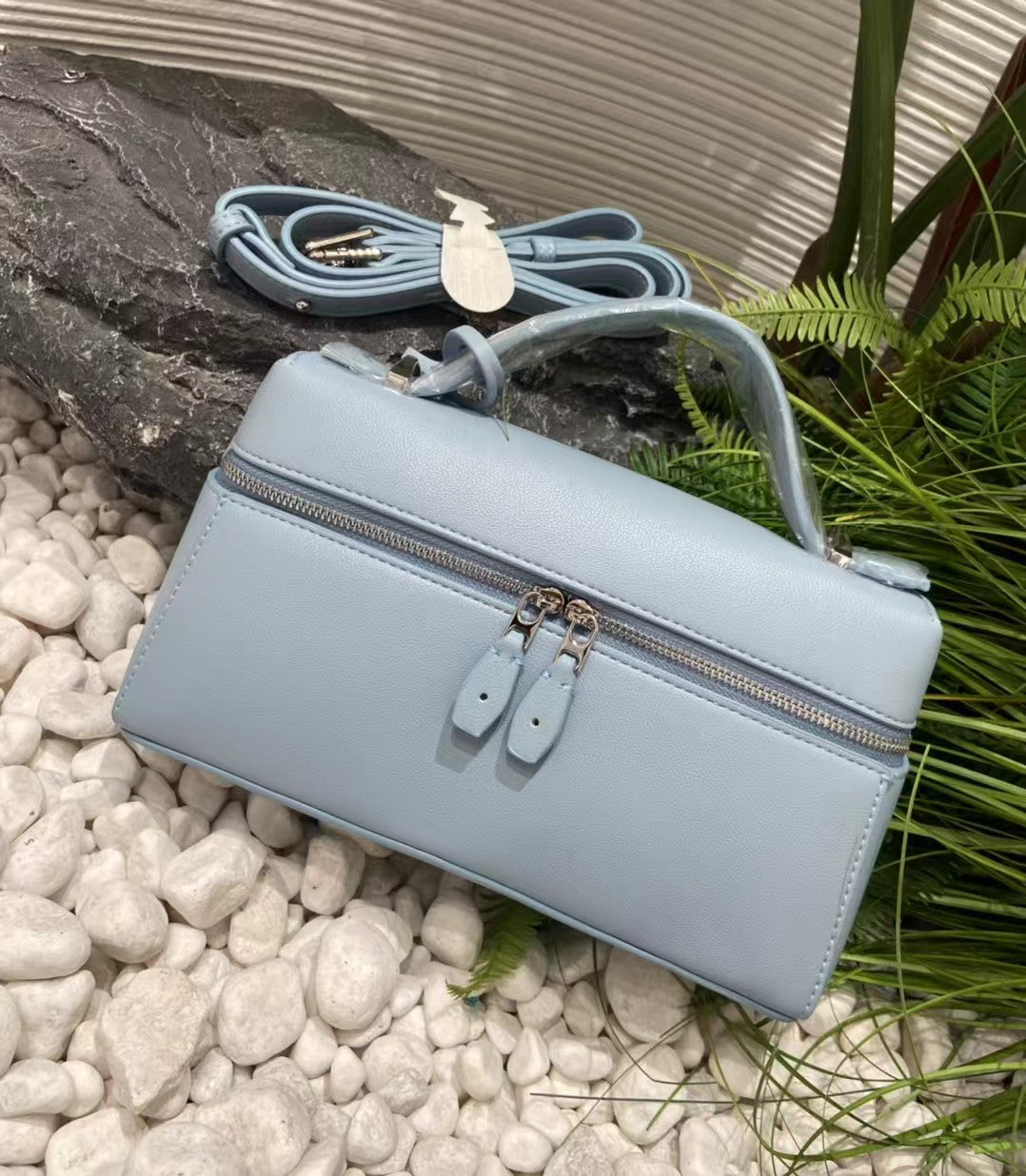 Leather Retro Cowhide Lunch Box Large Bags