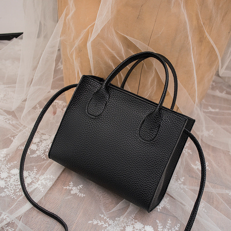 Durable Women's Innovative Graceful Lychee Pattern Handbags