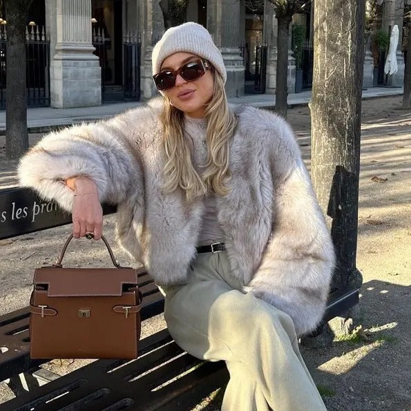 Women's Fur Casual Street Style Fox Coats