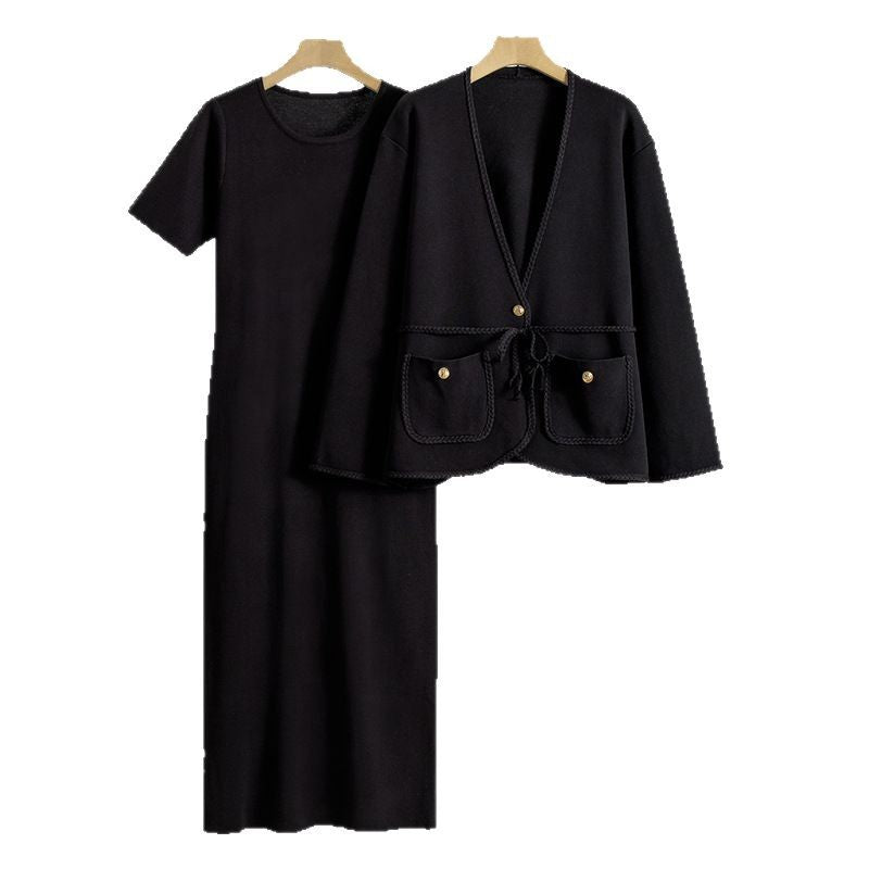 Women's Leisure Loose Fashion Long Two-piece Suits
