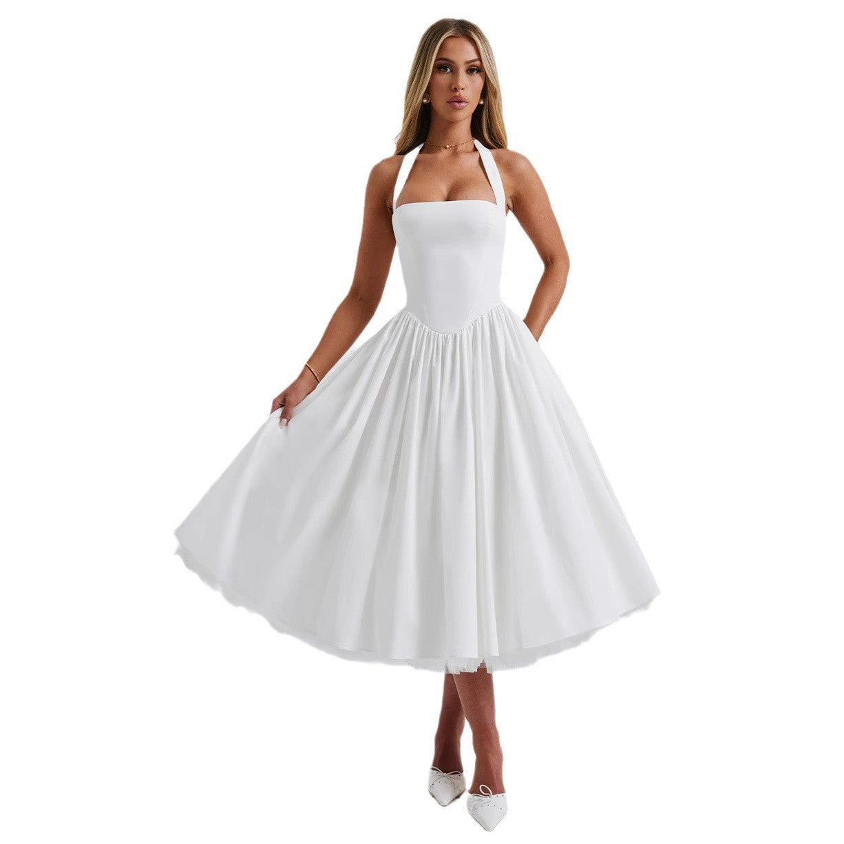 Women's Glamorous Beautiful Dress Pettiskirt Suspender Dresses
