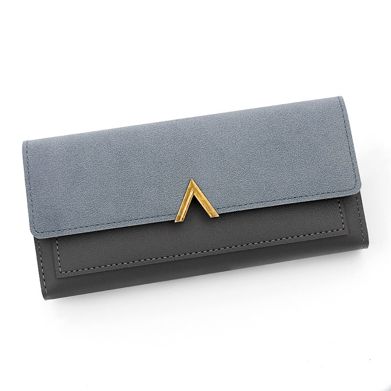Women's Glamorous Fashion Simple Long Clutch Ladies Wallets