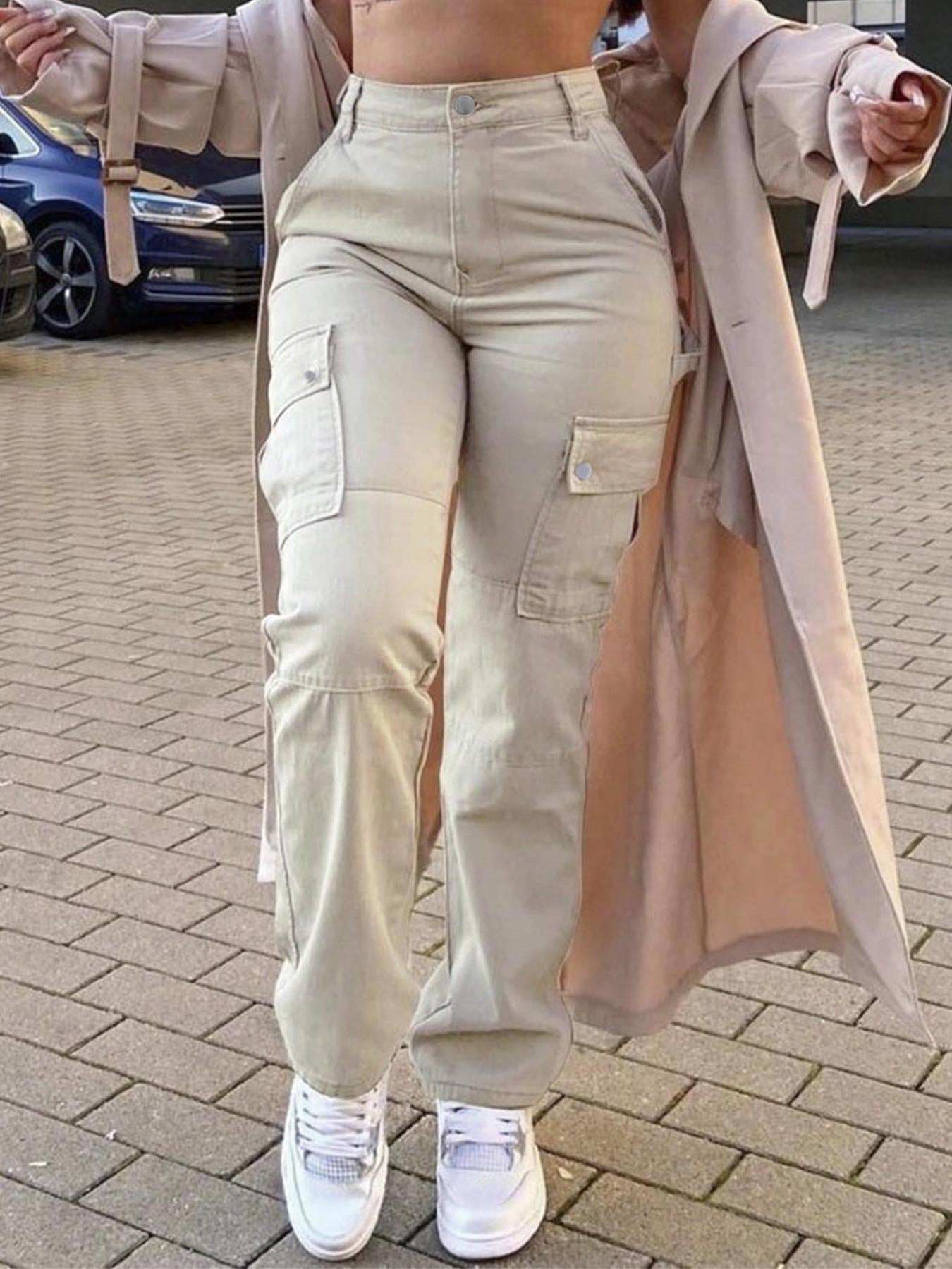 Women's Casual Working American Retro Straight Long Pants
