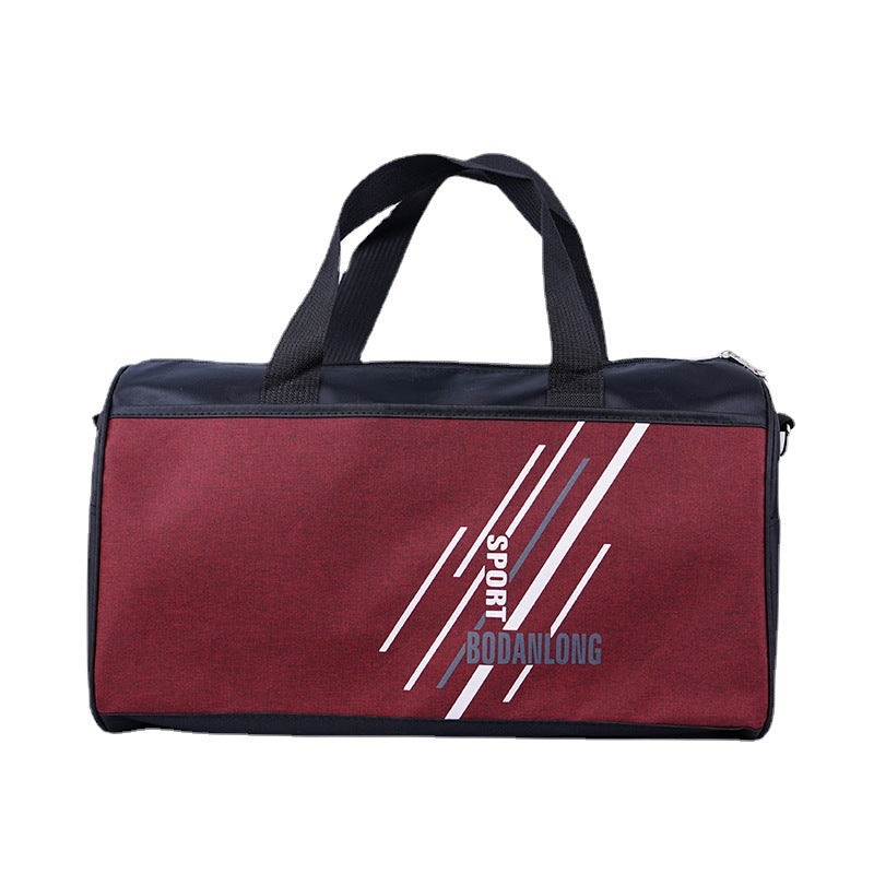 Men's Boarding Dry Wet Separation Fitness Short Travel Bags