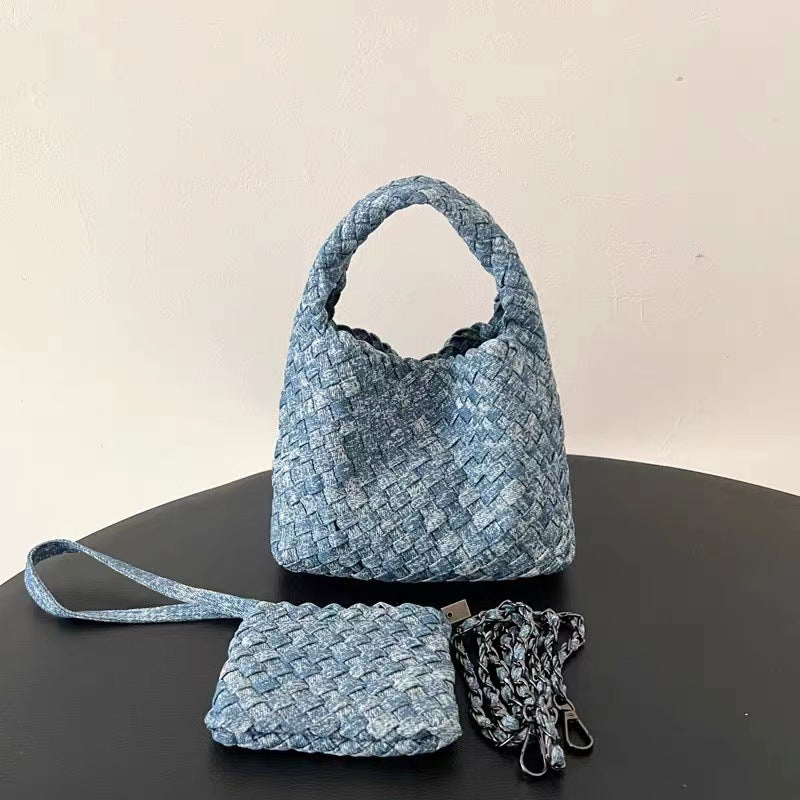 Woven Large Capacity Totes One Underarm Bags