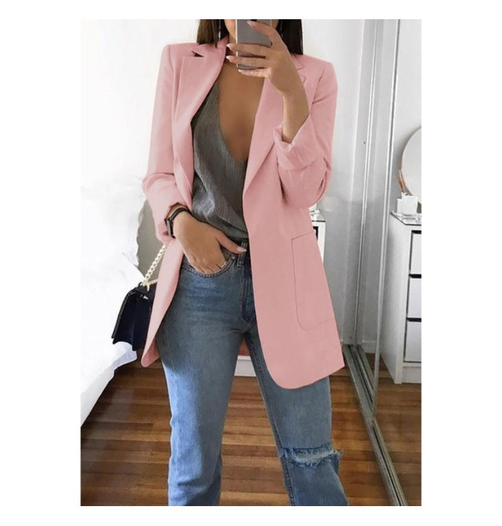 Comfortable Women's Fashion Polo Collar Graceful Cardigans