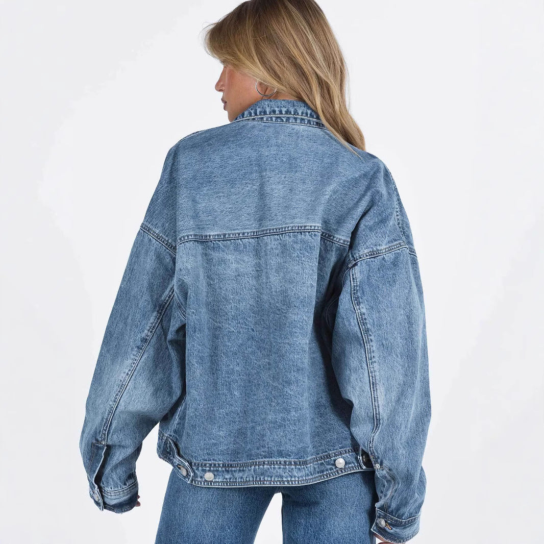 Versatile Three-dimensional Pocket Retro Classic Loose Jackets