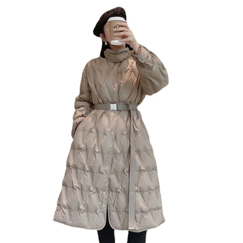 Down Female Minority Adhesive Fashionable Long Jackets