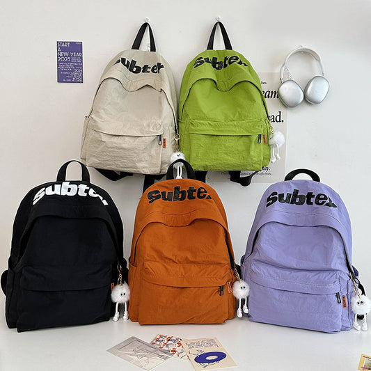 Female High College Junior Durable Large Backpacks