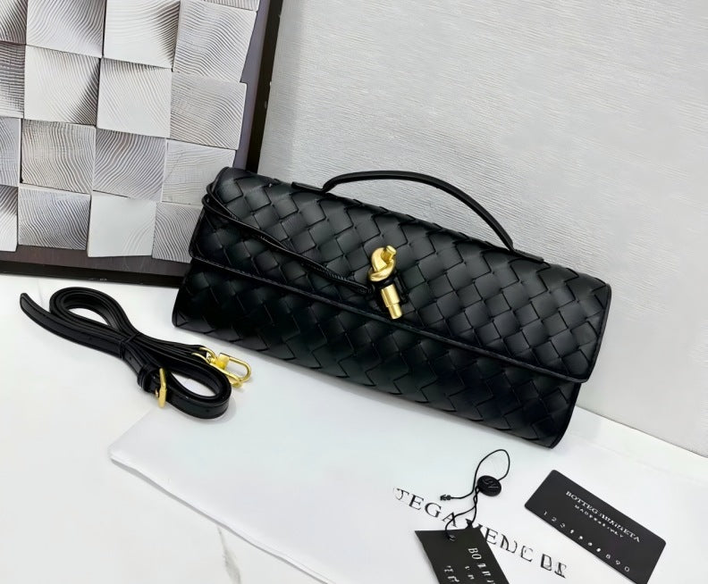 Fashion Elegant Hand-woven Hardware High-grade Leather Lock