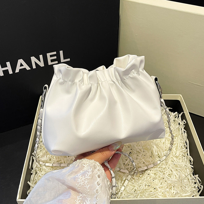 Women's Advanced Texture Chain Niche Western Style Shoulder Bags