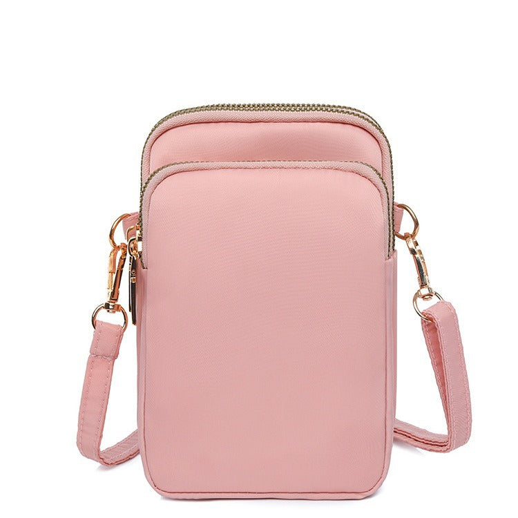 Women's Mobile Mini Canvas Trendy Vertical Zero Phone Bags