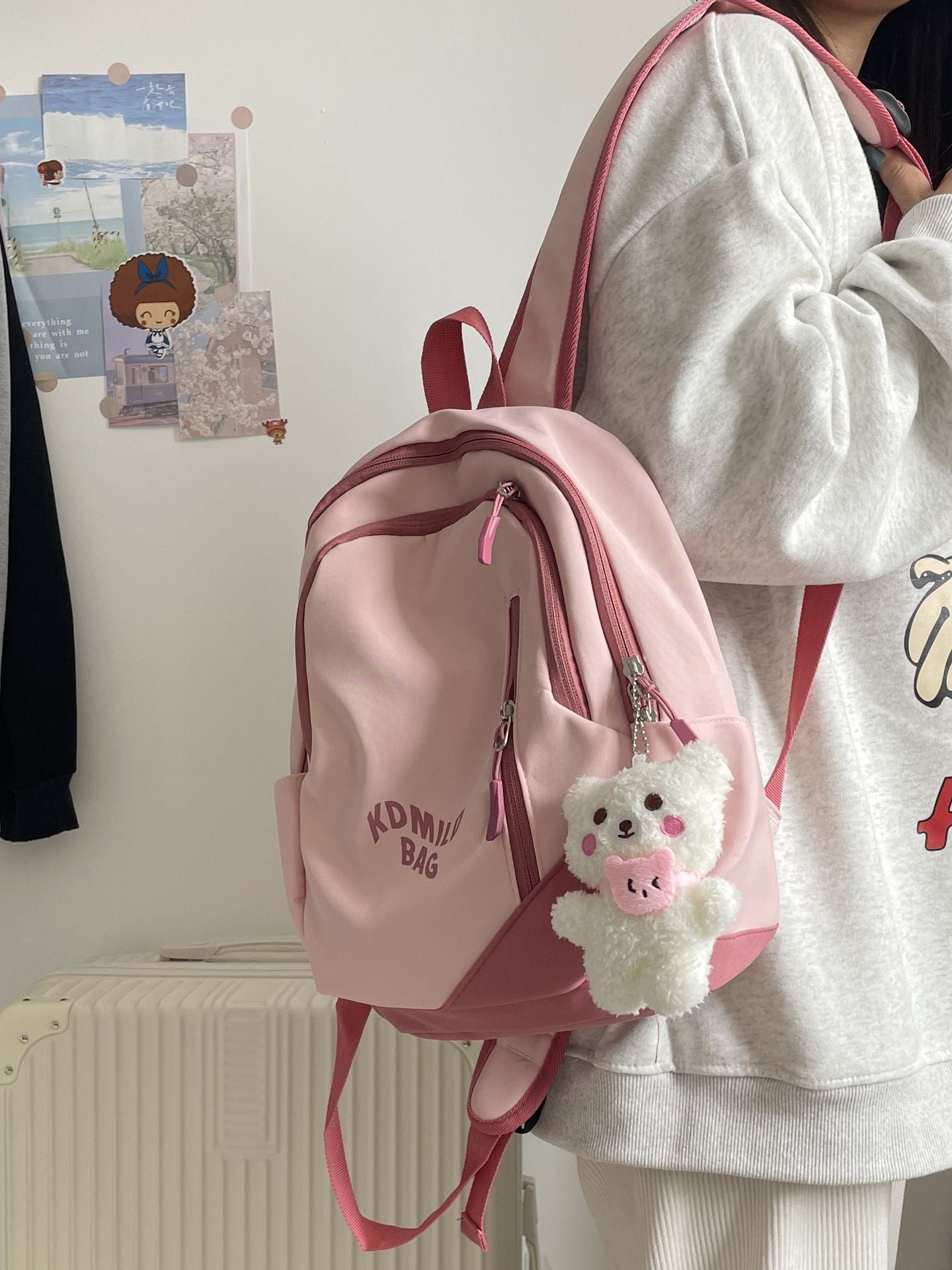Women's Trendy Fashionable Elegant Advanced Texture Light Backpacks