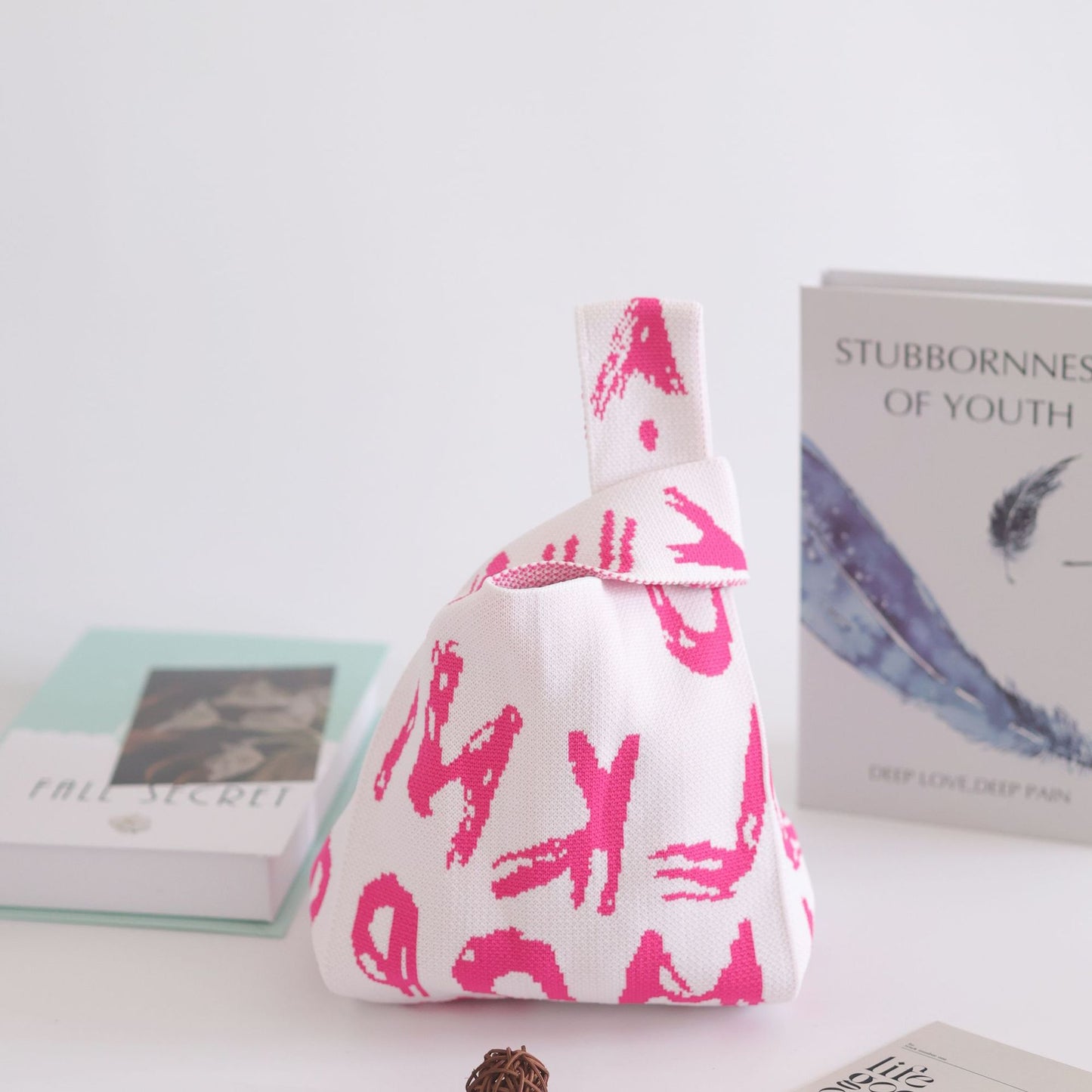 Women's Stylish Knitted Woven Vest Simple Handbags