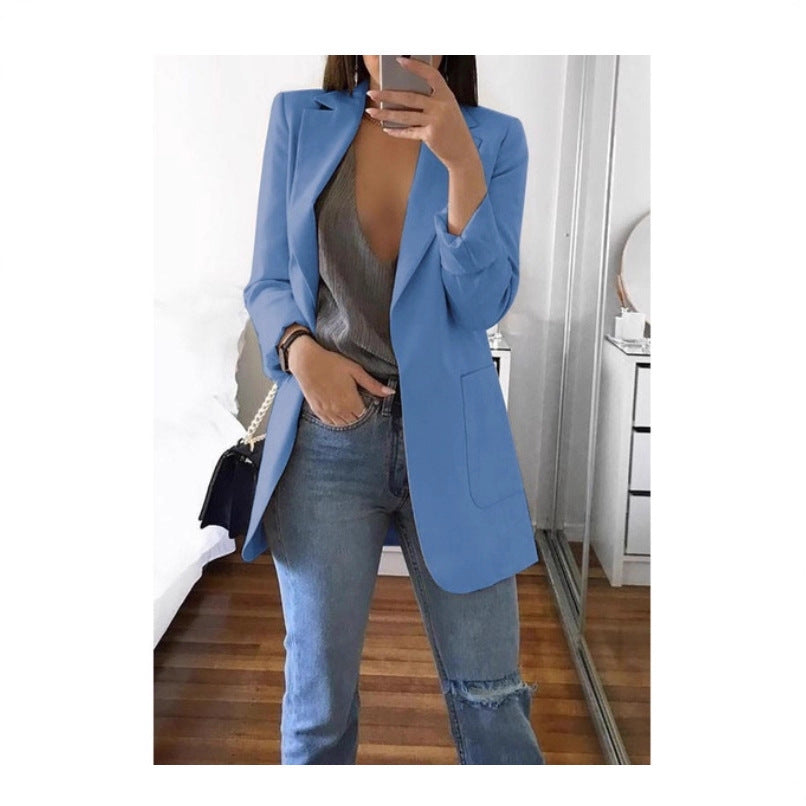 Women's Fashion Polo Collar Temperament Sleeve Shorts