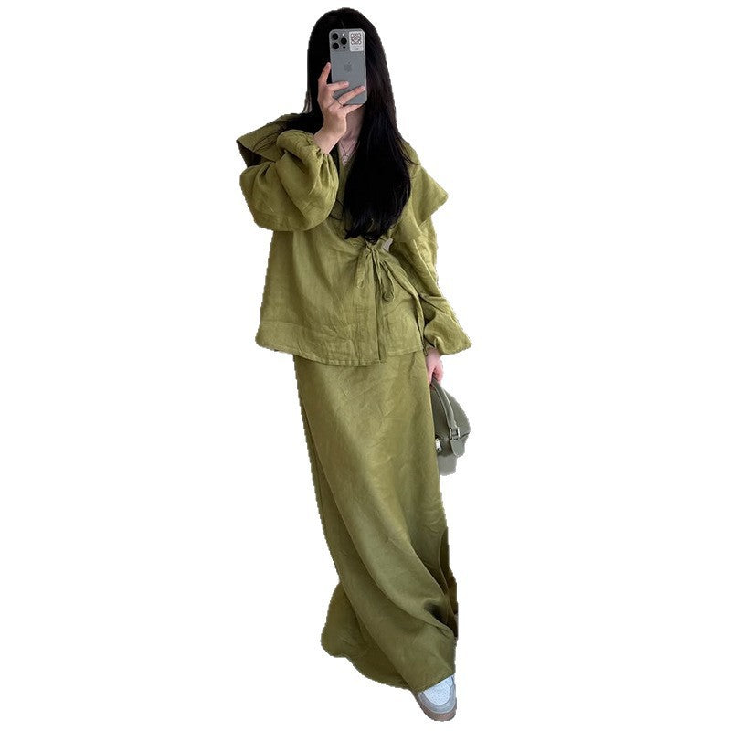Women's Summer Design Fashion Shirt High Waist Suits