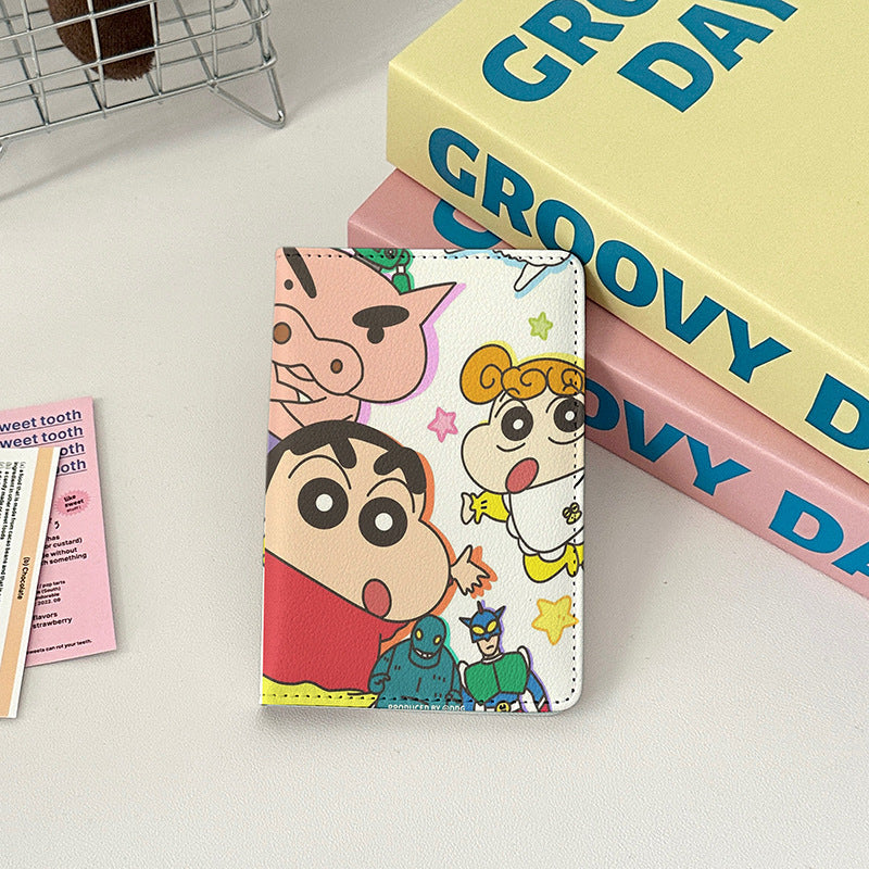 Leather Passport For Going Abroad Cover Card Holder