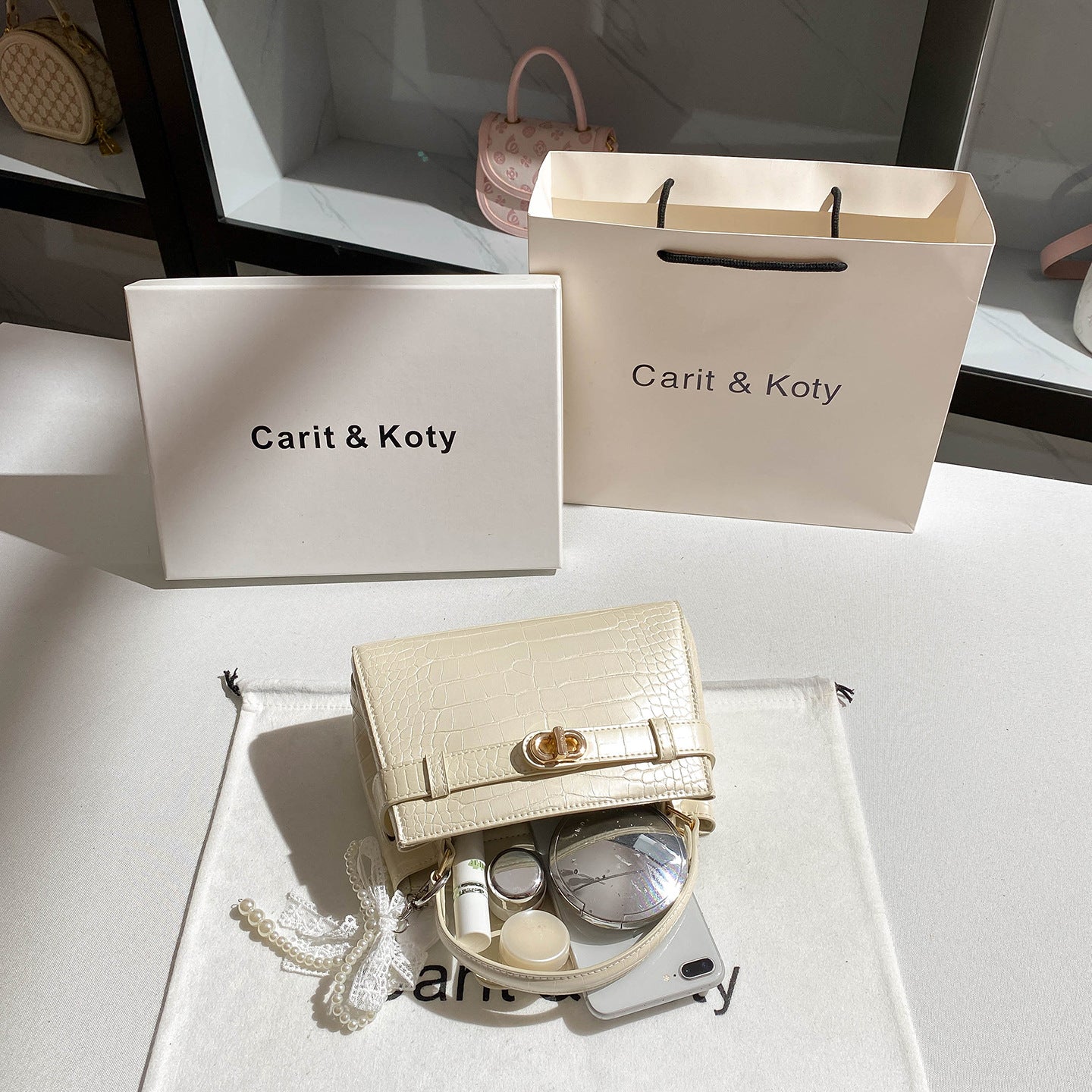 Fashion Crocodile Pattern Kelly High Sense Bags