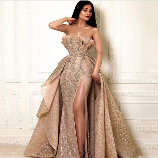 Women's Dress Sexy Tube Large Swing Elegant Dresses