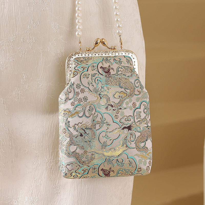 Gilded Mobile Chinese Style Cheongsam Banquet Handbags