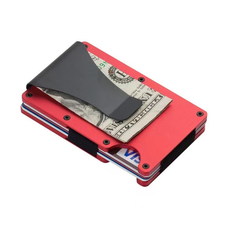 Fiber Credit Box Large Capacity Clip Card Holder
