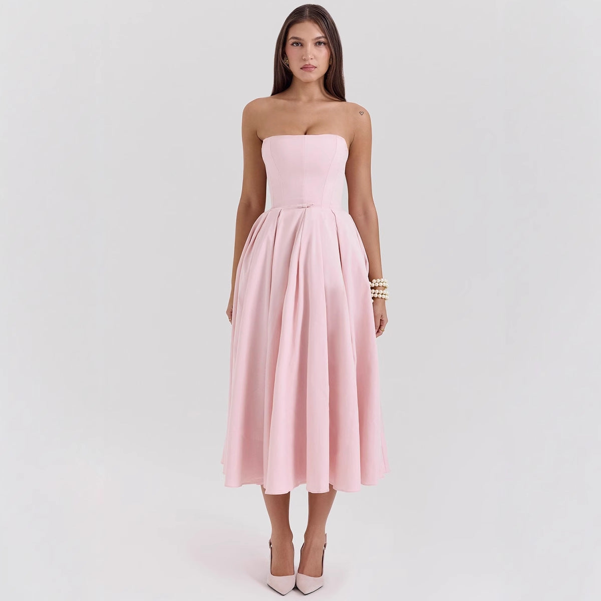 Women's High-grade Fishbone Tube Dress Pure Desire Dresses