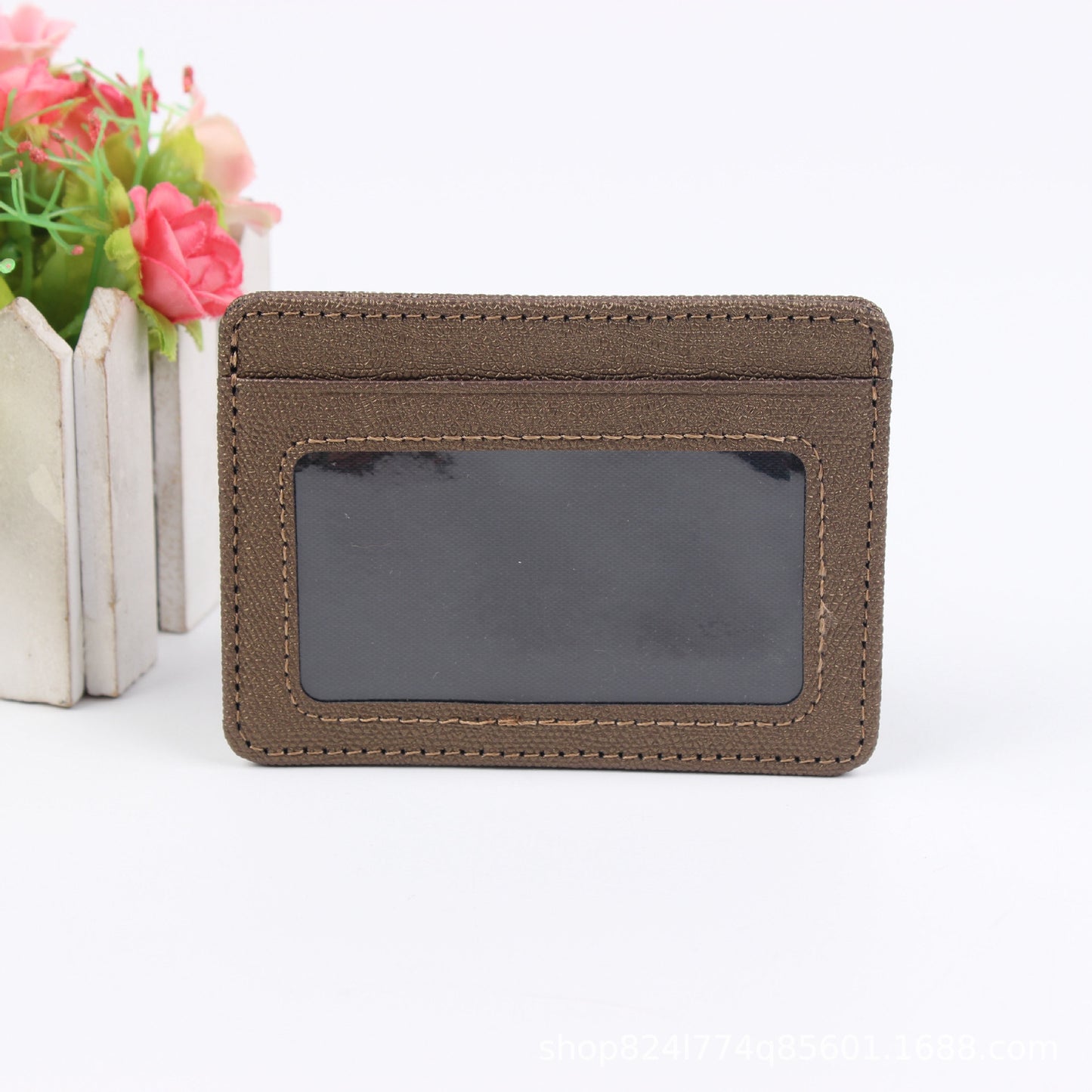 Versatile Leather Change Credit Mini Lightweight Card Holder