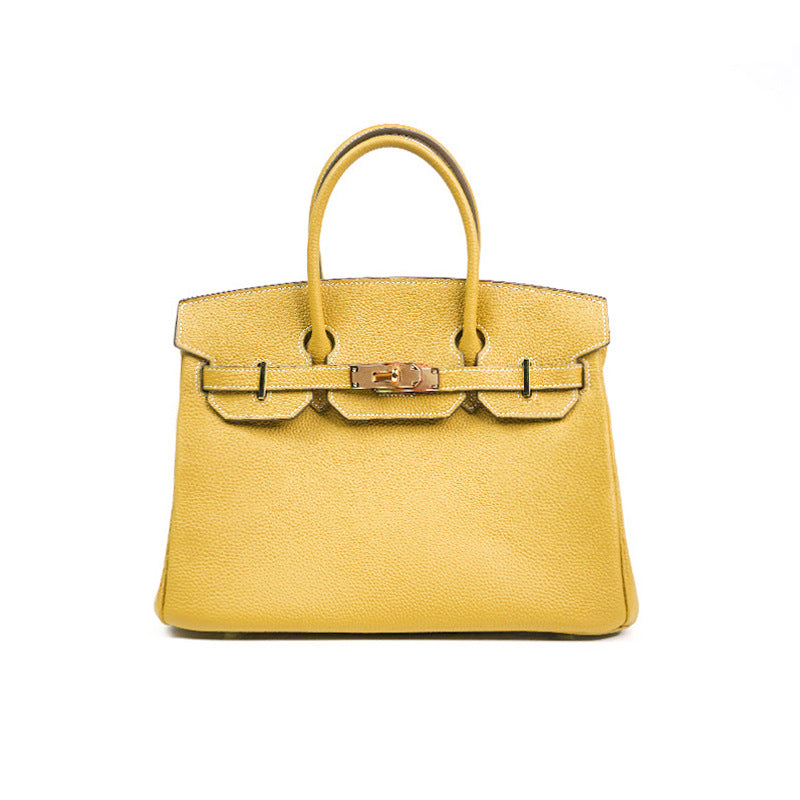 Women's High Sense Fashion Temperament Genuine Leather Classic Handbags