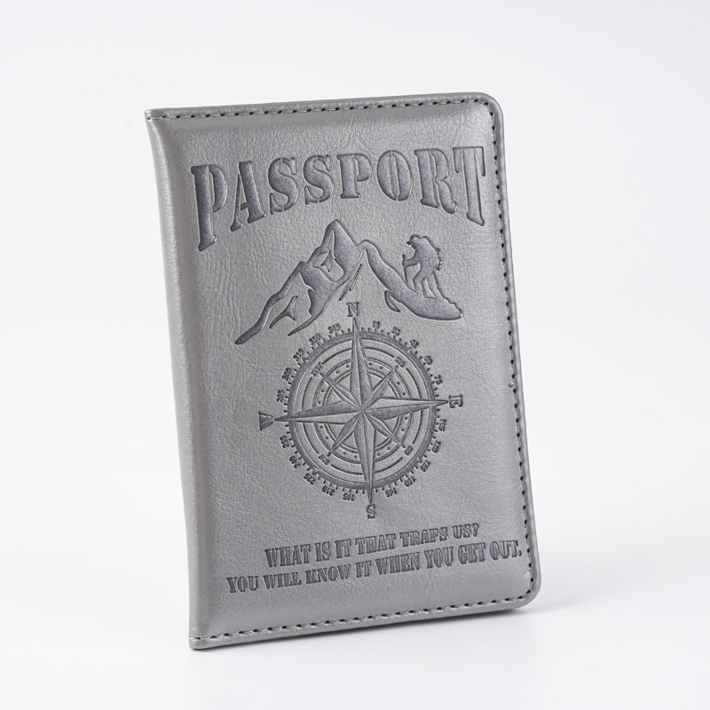 Passport Cover Position Ticket Clip Straight Card Holder