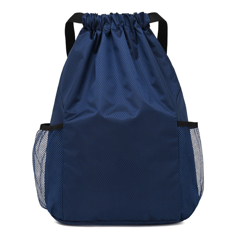 Women's & Men's Waterproof Oxford Cloth Wide Strap Drawstring Sports Backpacks
