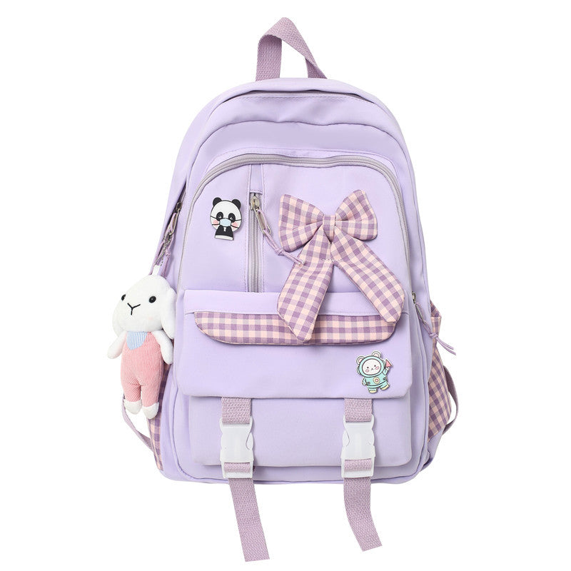 To Five Six Bow Cute Sweet Backpacks
