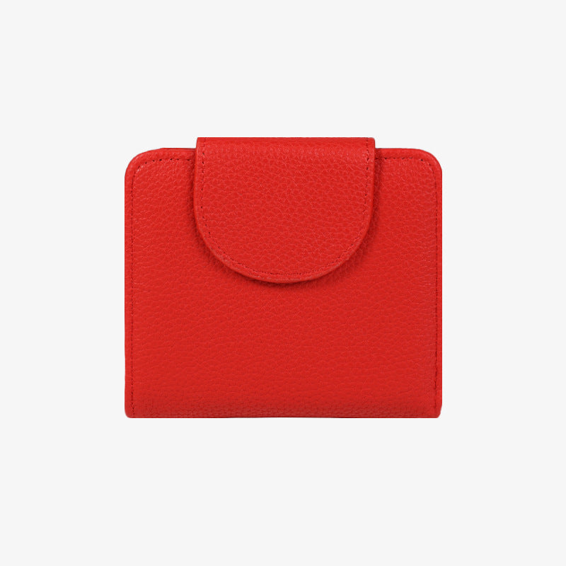 Women's Style Short Dopamine Color Matching Solid Ladies Wallets