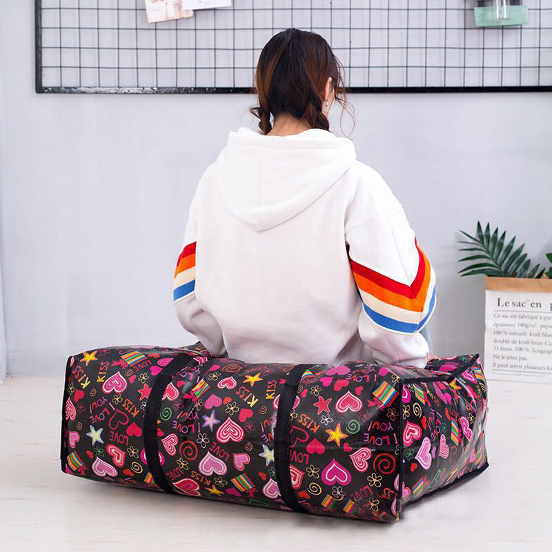 Moving Trendy Printing Thickened Woven Size Travel Bags